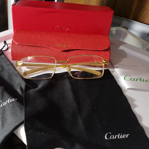 Cartier clear lens glasses Clearance